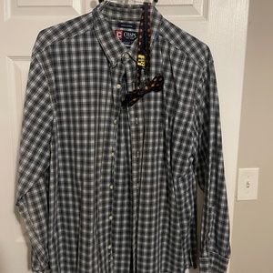 Flannel Button Down, Chaps